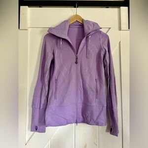 Lululemon Purple Zip Up Long Sleeve Sweater
